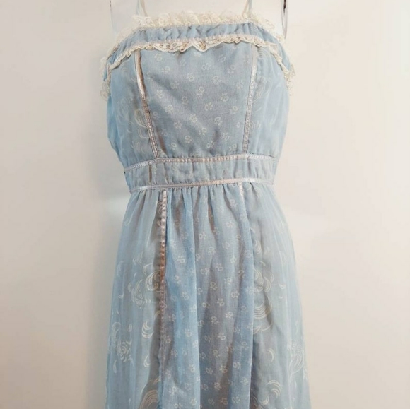 SOLD Candi Jones 70s boho gunne sax style prairie dress cottagecore hippie - Picture 2 of 8